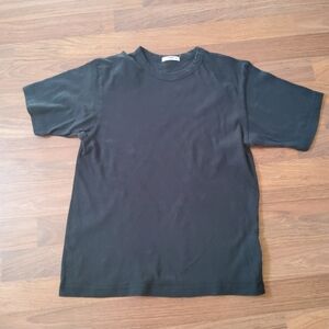 Buck Mason Slub Knit Lightweight Crewneck Tee T-Shirt Black Size XS NWOT